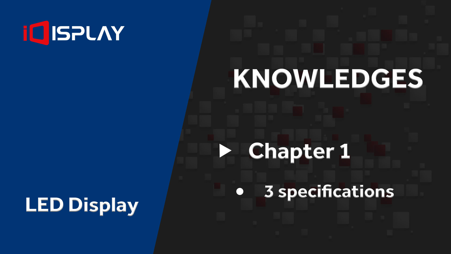 LED Display Basic Knowledge Chapter 1