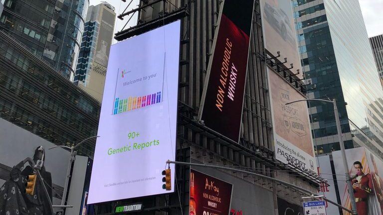 One Times Square in March 2019