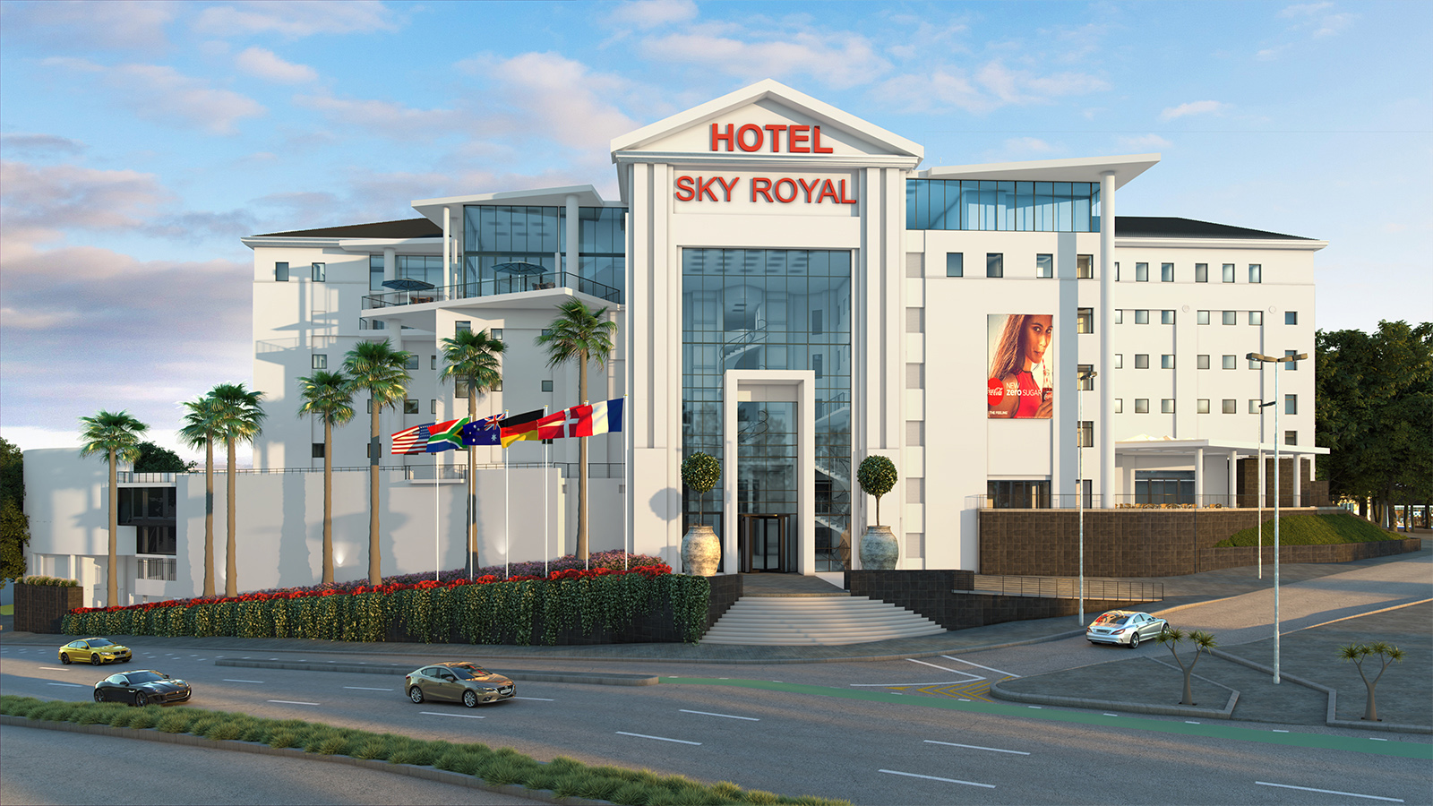 signage Led display for Sky Royal Hotel