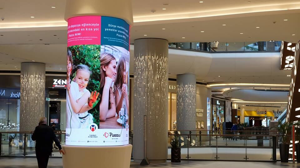circle led display