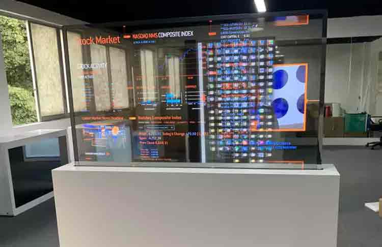 OLED transparent display