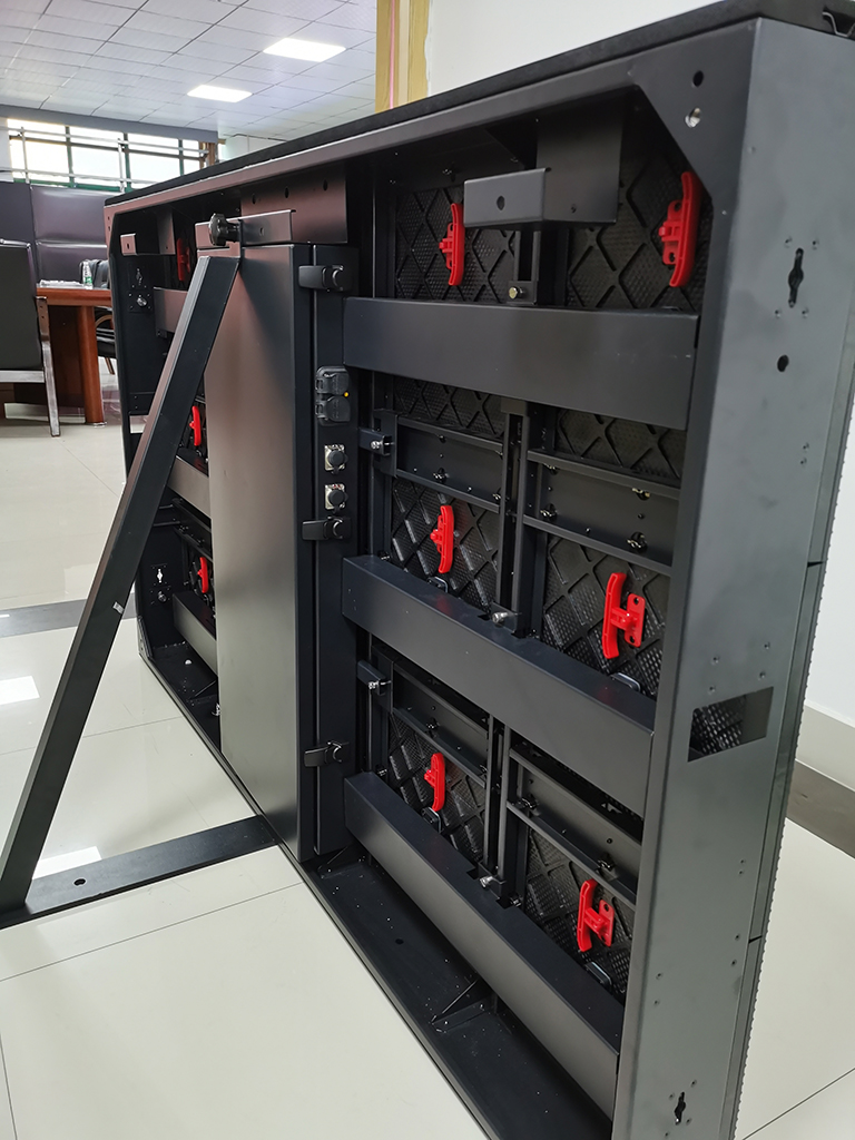 stand install led display cabinet stand led screen cabinet