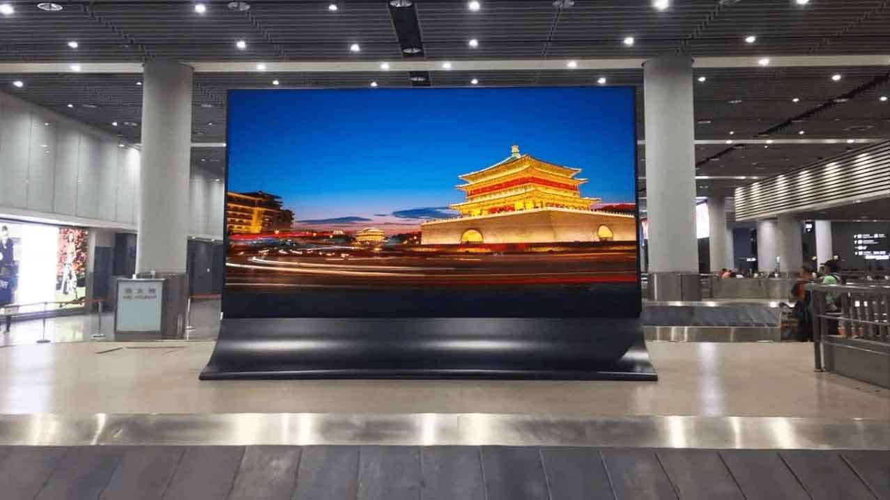 airport-led-display airport Checked baggage information display screen