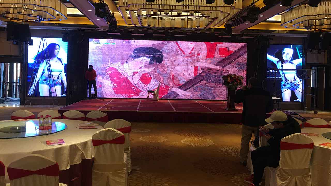 led screen for restaurant