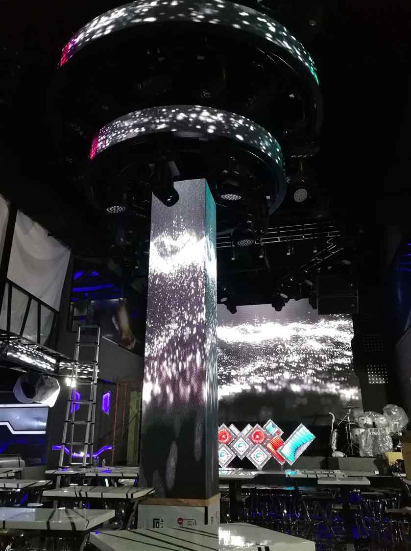 dj-booth-led-screen-wholesale bar DJ booth with led screen