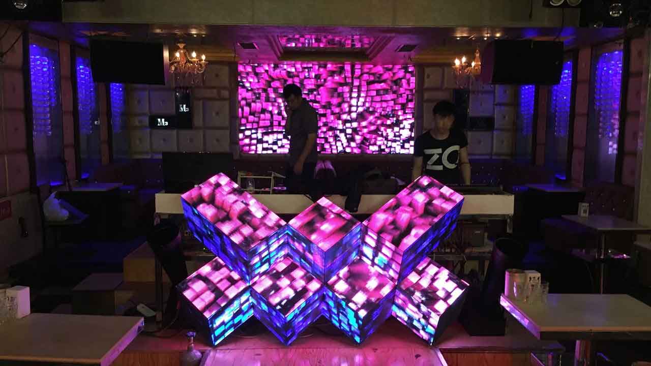 DJ booth led screen