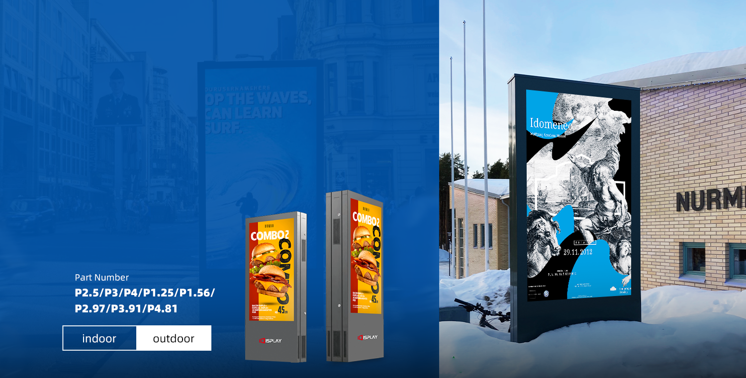 led poster shopping mall advertising display screen outdoor high 